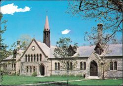 Clock Tower St. Mary's Camp DeKoven Foundation Racine WI Postcard