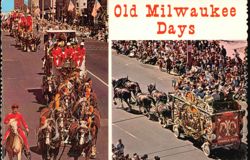 Old Milwaukee Days Schlitz Circus Parade Postcard