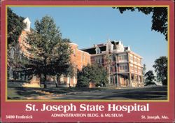 St. Joseph State Hospital Administration Bldg. & Museum Postcard