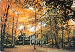 Glen Eden Hotel on Glen Lake in Glen Arbor Michigan Postcard