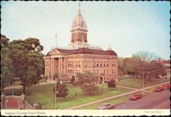 Ingham County Court House, Mason, Michigan Postcard