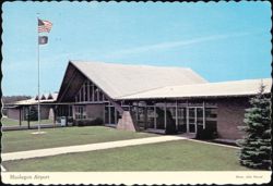 Muskegon Airport Terminal Building Postcard