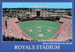 Royals Stadium Home of the Kansas City Royals Baseball Postcard