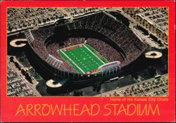 Arrowhead Stadium Home of the Kansas City Chiefs Postcard