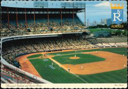 Municipal Stadium and Sports Arena - Kansas City Royals Postcard