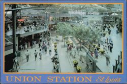 Union Station The Midway & Train Shed Postcard