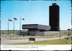 Control Tower and Management Building, International Airport Postcard