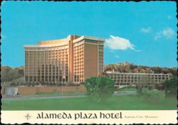 Alameda Plaza Hotel Wornall Road at Ward Parkway Postcard