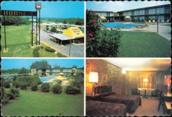 Horne's Interstate Inn, Restaurant and Campground Postcard