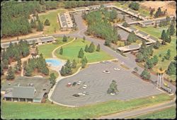 Whispering Pines Motor Lodge and Restaurant Postcard
