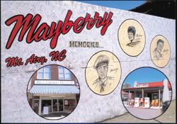 Mayberry Memories - Mt. Airy, NC Postcard