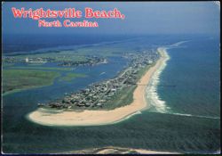 Wrightsville Beach, North Carolina Aerial View Postcard