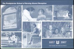 Queens University of Charlotte Nursing Alumni Reception Postcard