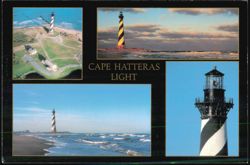 Cape Hatteras Light, 1870, 208', Tallest in North America Postcard