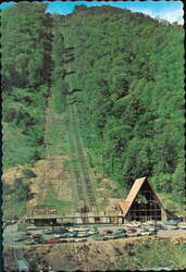 Ghost Mountain Double Incline Railway and Chairlift Postcard