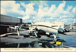 General MacArthur's Bataan C-121 Army Aviation Museum Postcard