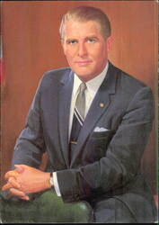 Dr. Wernher von Braun Rocket Scientist Portrait Postcard
