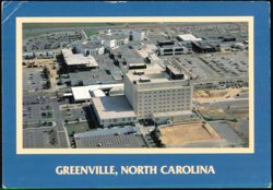 Pitt County Hospital and Eastern Carolina University Medical Center Postcard