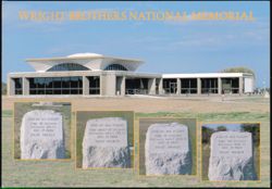 Wright Brothers National Memorial and Flight Markers Postcard