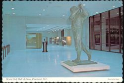 World Golf Hall of Fame Robert T. Jones Jr. Statue Postcard