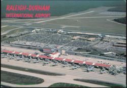 Raleigh-Durham International Airport Aerial View Postcard