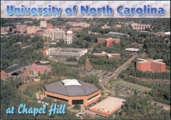 University of North Carolina at Chapel Hill Aerial View Postcard