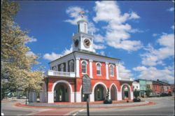 Historic Market House and Town Hall Postcard