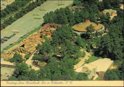 Riverbanks Zoo and Botanical Gardens Aerial View Postcard