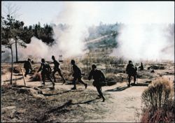 Fort Jackson Anzio Range Infantry Smoke Training Exercise Postcard