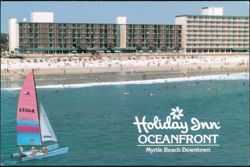 Holiday Inn Oceanfront Myrtle Beach Downtown South Carolina Postcard