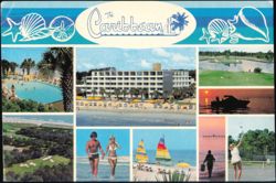The Caribbean Resort Ocean Front Myrtle Beach SC Postcard
