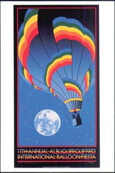 11th Annual Albuquerque International Balloon Fiesta 1982 Postcard