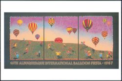 16th Albuquerque International Balloon Fiesta 1987 Poster Postcard