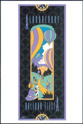 21st Albuquerque International Balloon Fiesta 1992 Poster Postcard