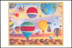 22nd Albuquerque International Balloon Fiesta 1993 Poster Postcard