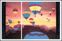 23rd Albuquerque International Balloon Fiesta 1994 Poster Postcard