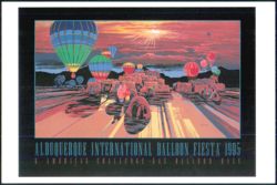 Albuquerque International Balloon Fiesta 1995 Poster Postcard