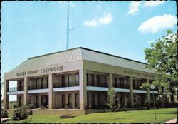 Modern Walker County Courthouse on Downtown Square Postcard