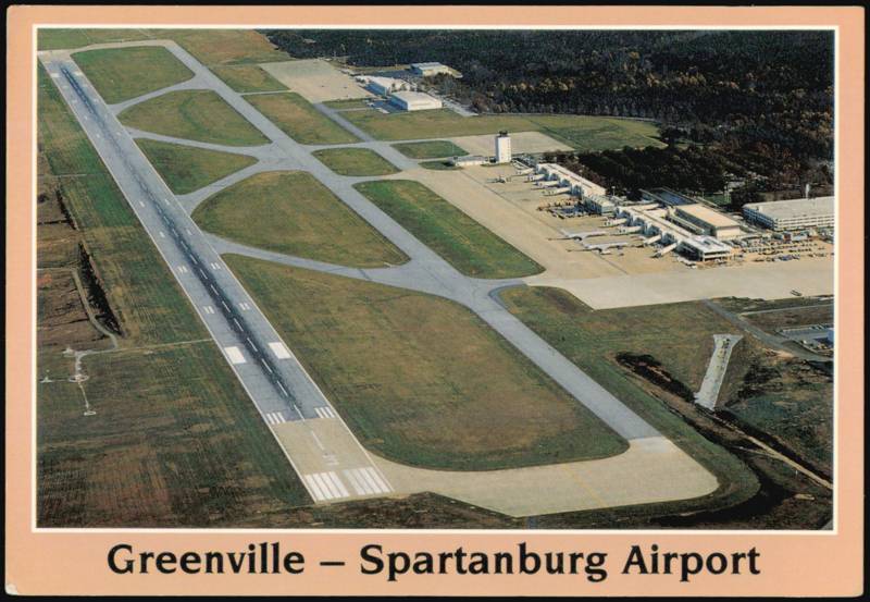 Greenville - Spartanburg Airport Aerial View South Carolina