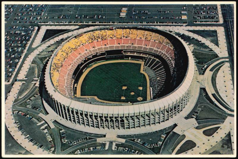 Veterans Stadium Aerial View, Home of Phillies & Eagles Philadelphia Pennsylvania
