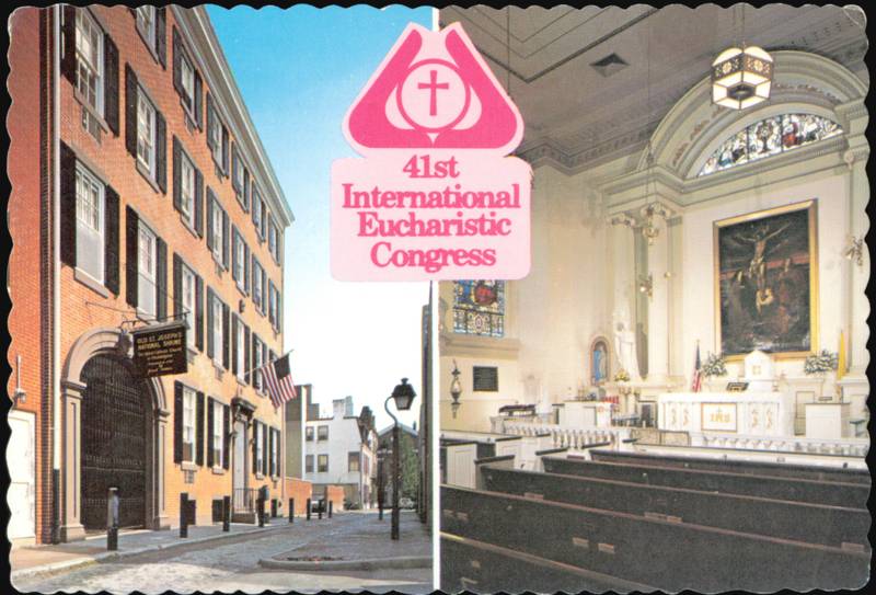 Old St. Joseph's Church, 41st Eucharistic Congress Philadelphia Pennsylvania