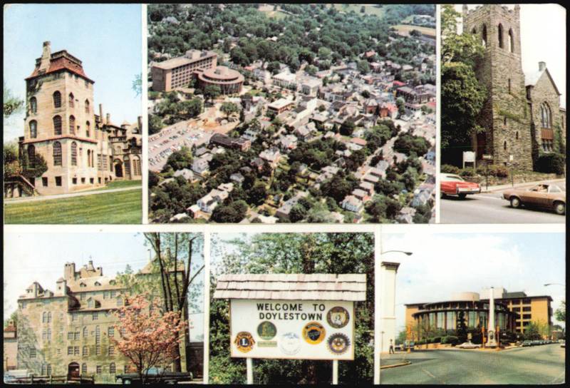 Fonthill Castle, Mercer Museum & County Court House Doylestown Pennsylvania