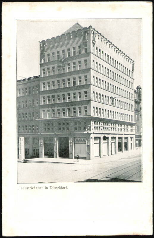 Industriehaus Building Corner View Düsseldorf Germany