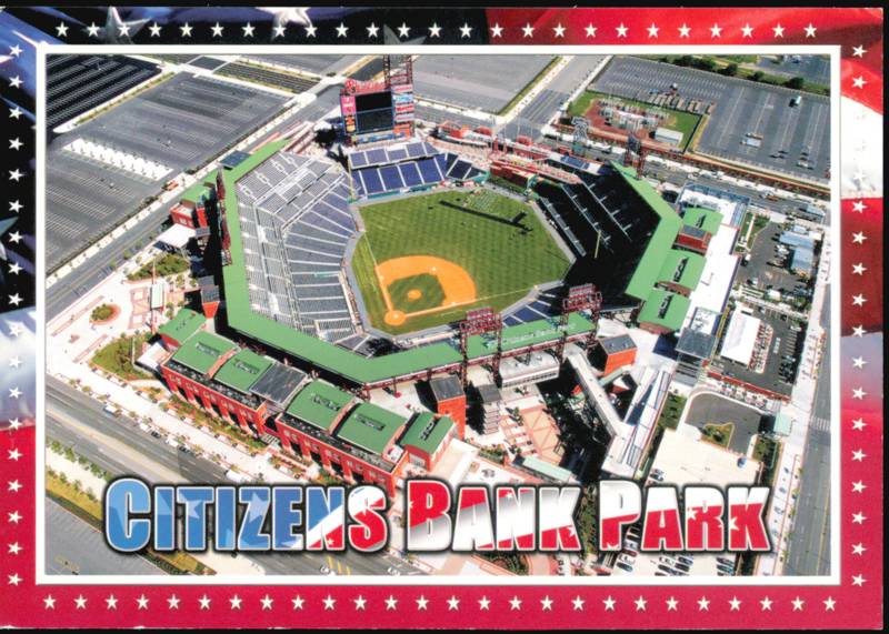 Aerial View of Citizens Bank Park, Phillies Stadium Philadelphia Pennsylvania