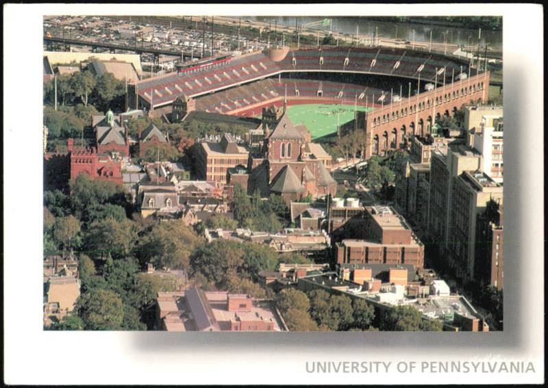 University of Pennsylvania Aerial Campus & Franklin Field Philadelphia