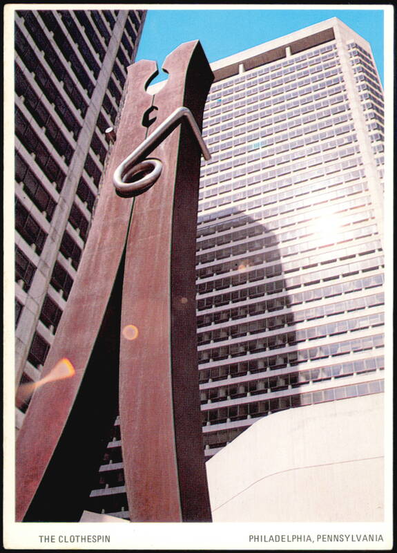 The Clothespin Sculpture, Centre Square Philadelphia Pennsylvania