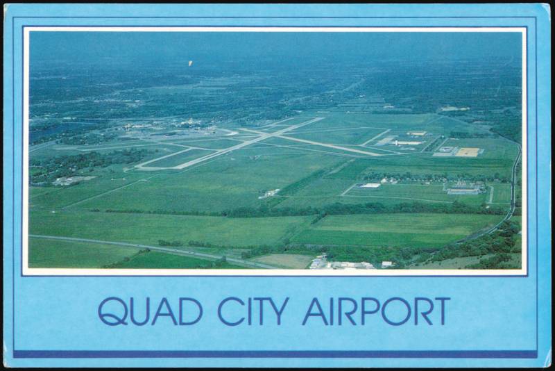 Quad City Airport Aerial View Moline Illinois Richard Foerster
