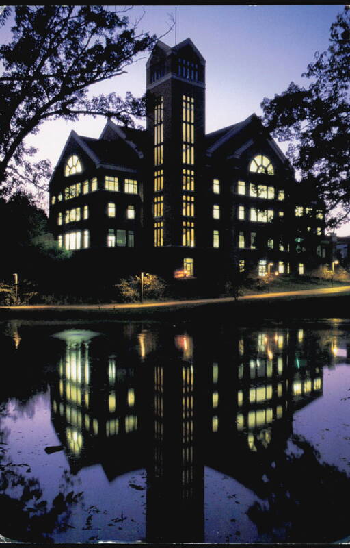 Augustana College Campus Library at Night William Taylor