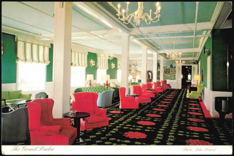 Grand Hotel, The Grand Parlor Interior Mackinac Island Michigan
