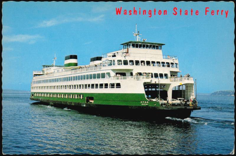 Washington State Ferry M.V. Hyak Reggie Hibshman Ferries